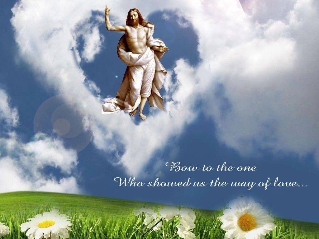 Jesus In The Sky HD Wallpaper