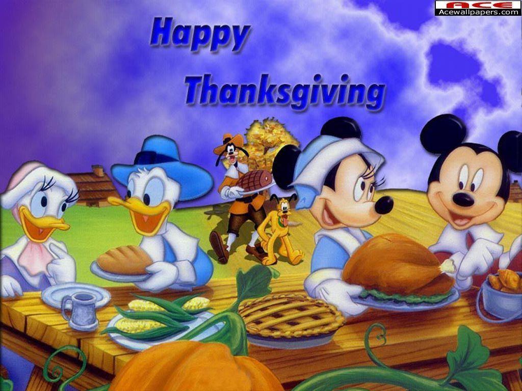 Disney Thanksgiving Desktop. Drawing and Coloring for Kids
