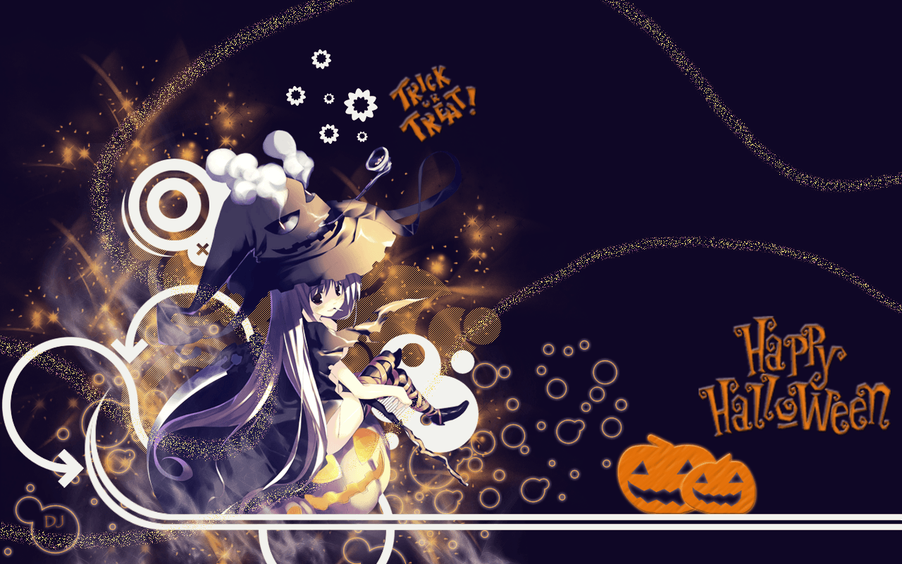 halloween anime wallpaper