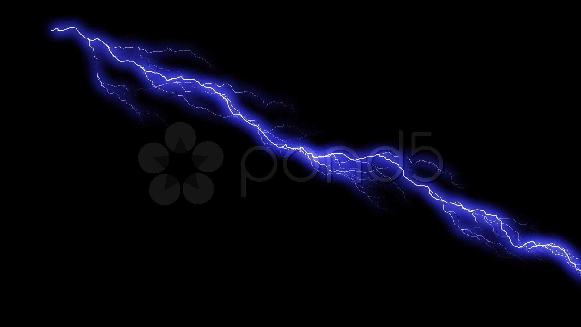 Wallpaper For > Blue Lightning Bolt Background