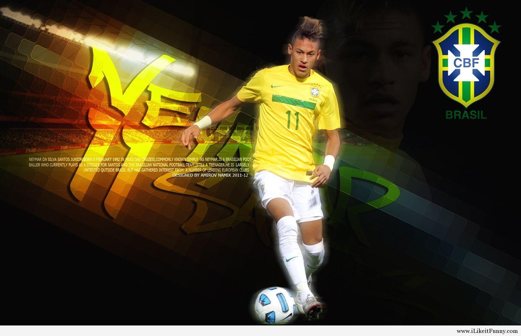 Funny Neymar Brazil world cup fifa 2014 picture wallpaper HD
