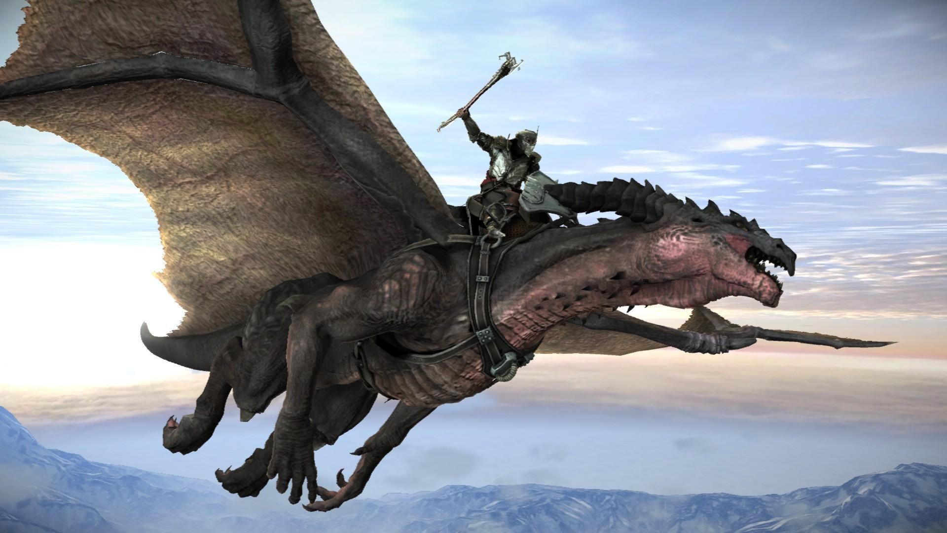 Dragon flying in dreams free desktop background wallpaper image