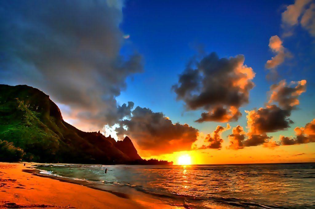 Hawaii Beach Sunset Wallpaper 2015travelling