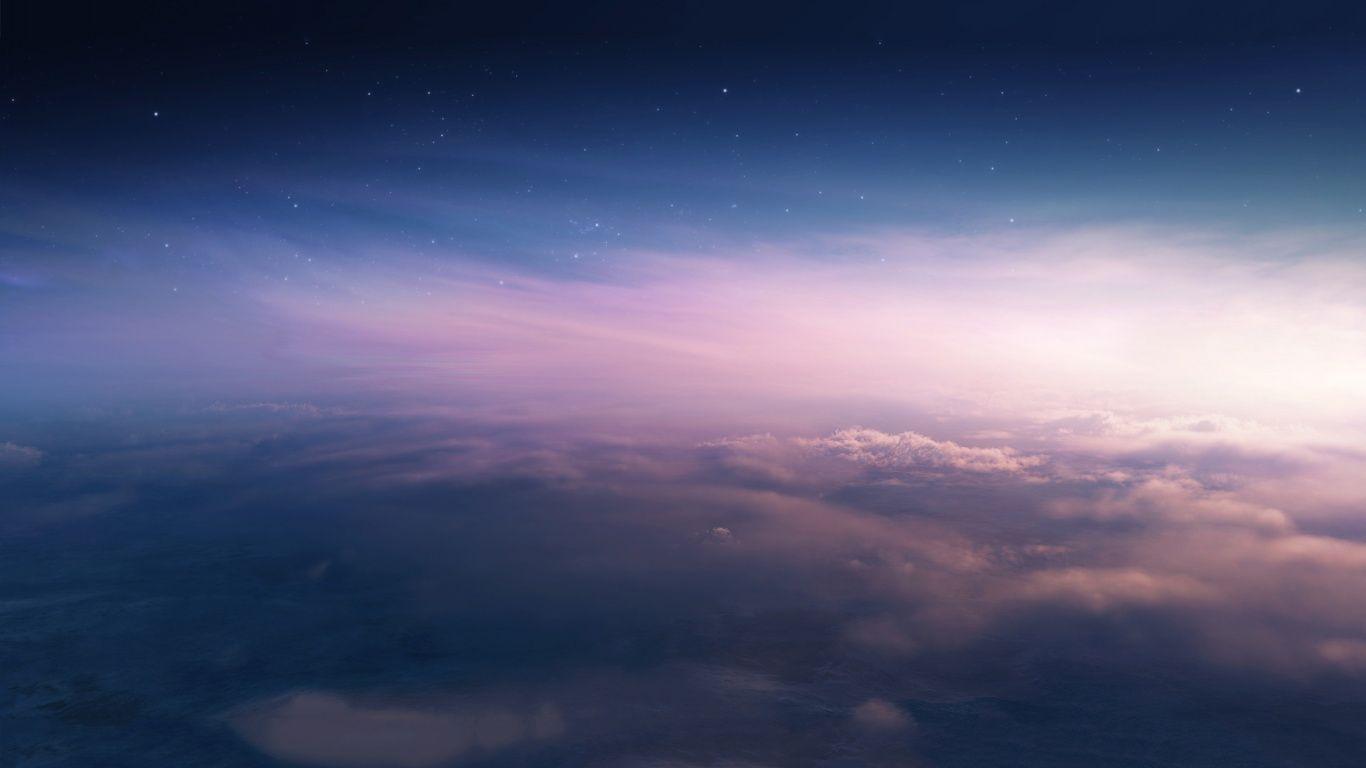 Space earth stratosphere Wallpaper