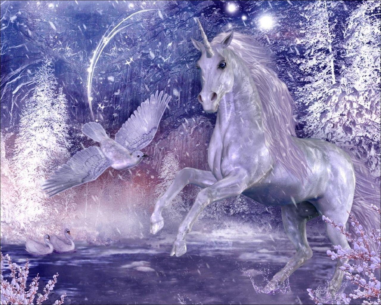 Unicorn Background Download Fantasy Wallpaper 1280x1024PX