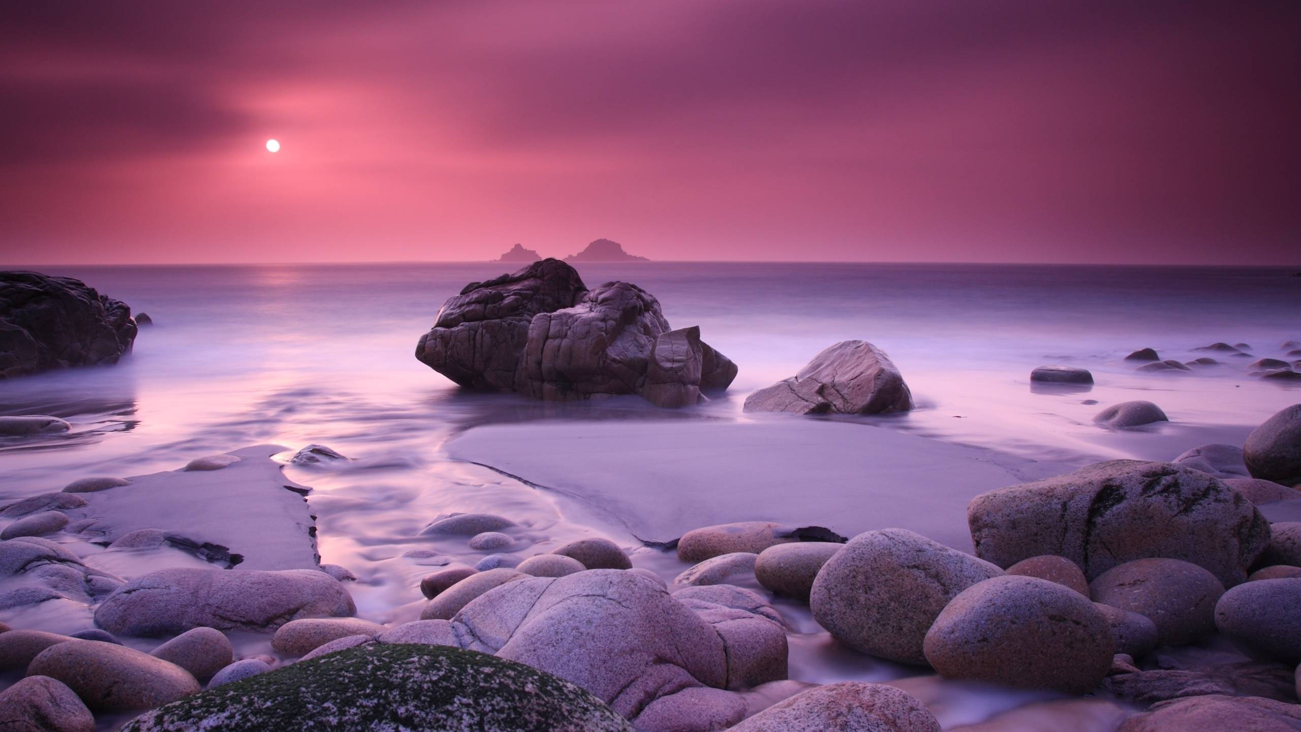Pink Haze and Stones Wallpaper for Your iMac. HD Wallpaper Source