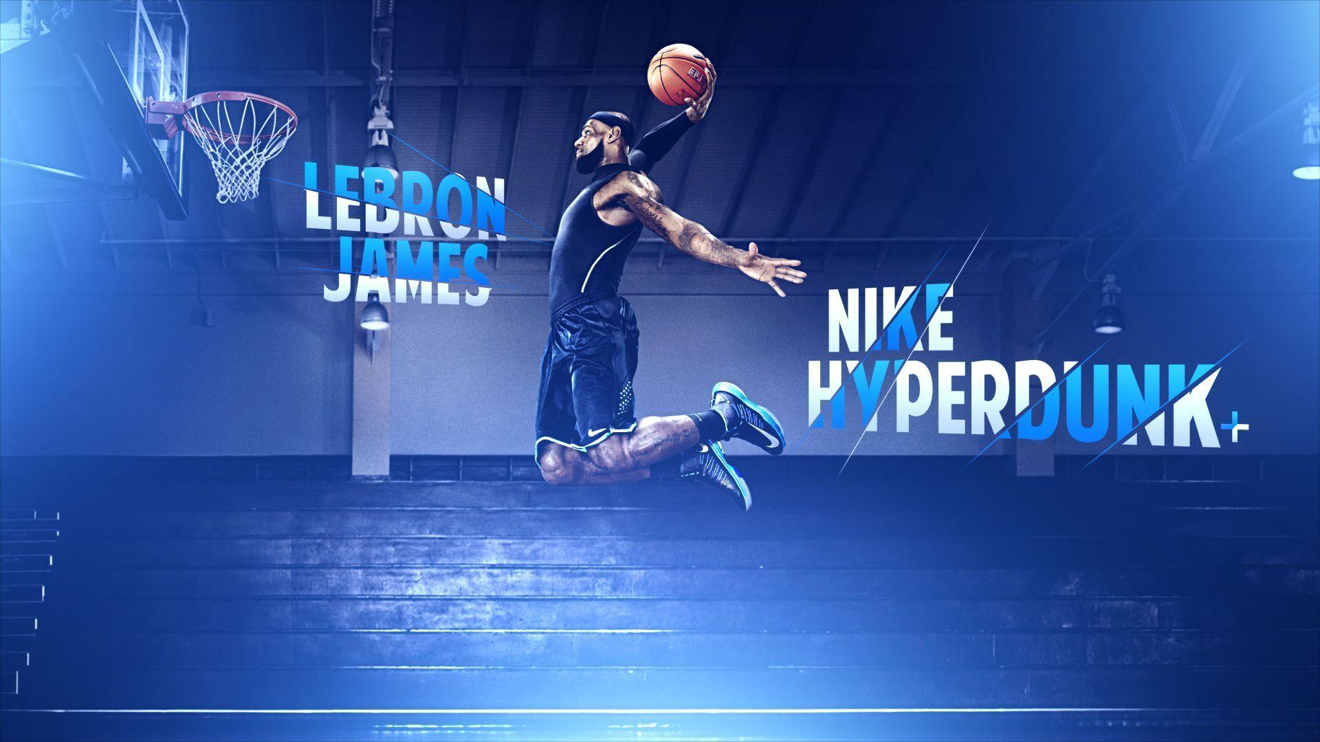 Lebron James Dunk Nike Basketball HD Wallpaper