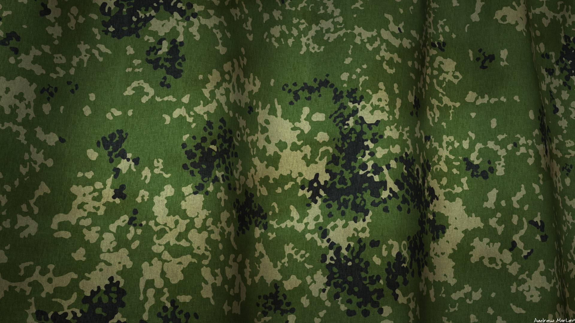 Green Camouflage Wallpaper