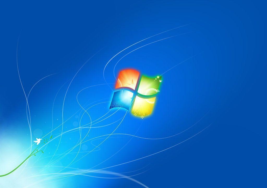 HD Blue Background Animated Windows Logo Wallpaper & Background
