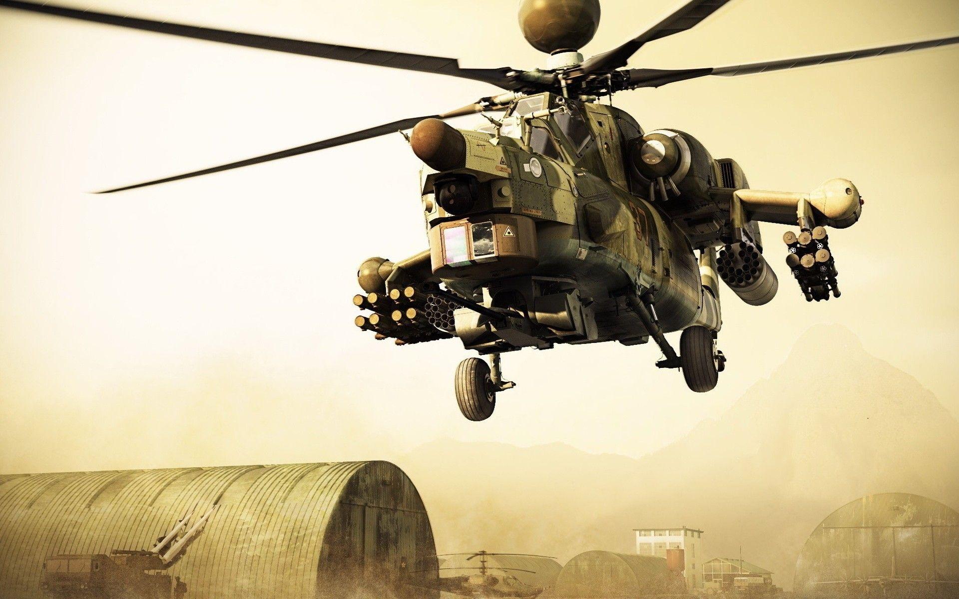AmazingPict.com. Military Helicopters Background Image
