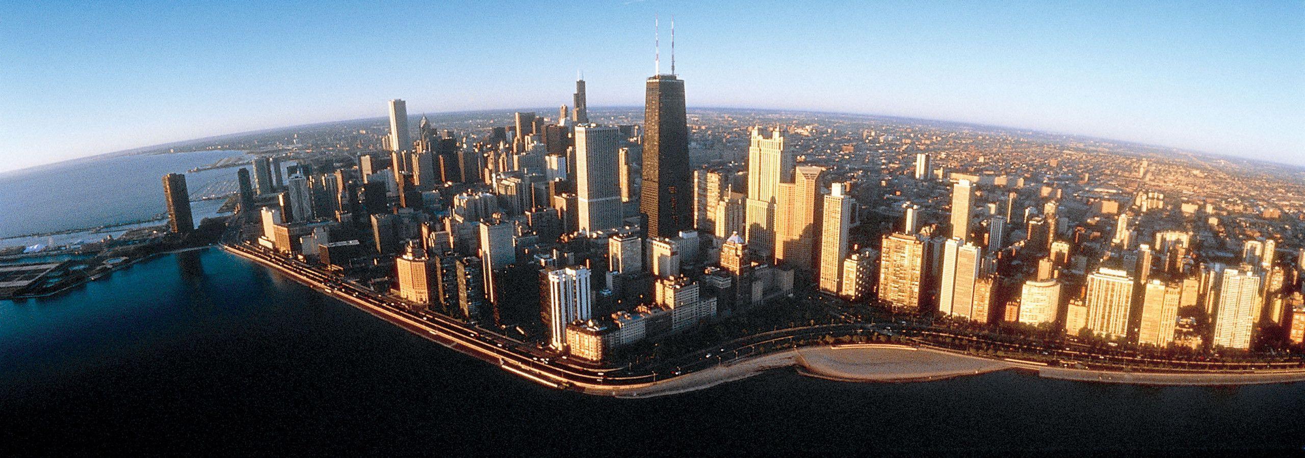 Chicago Skyline Wallpaper Chicago City Skyline