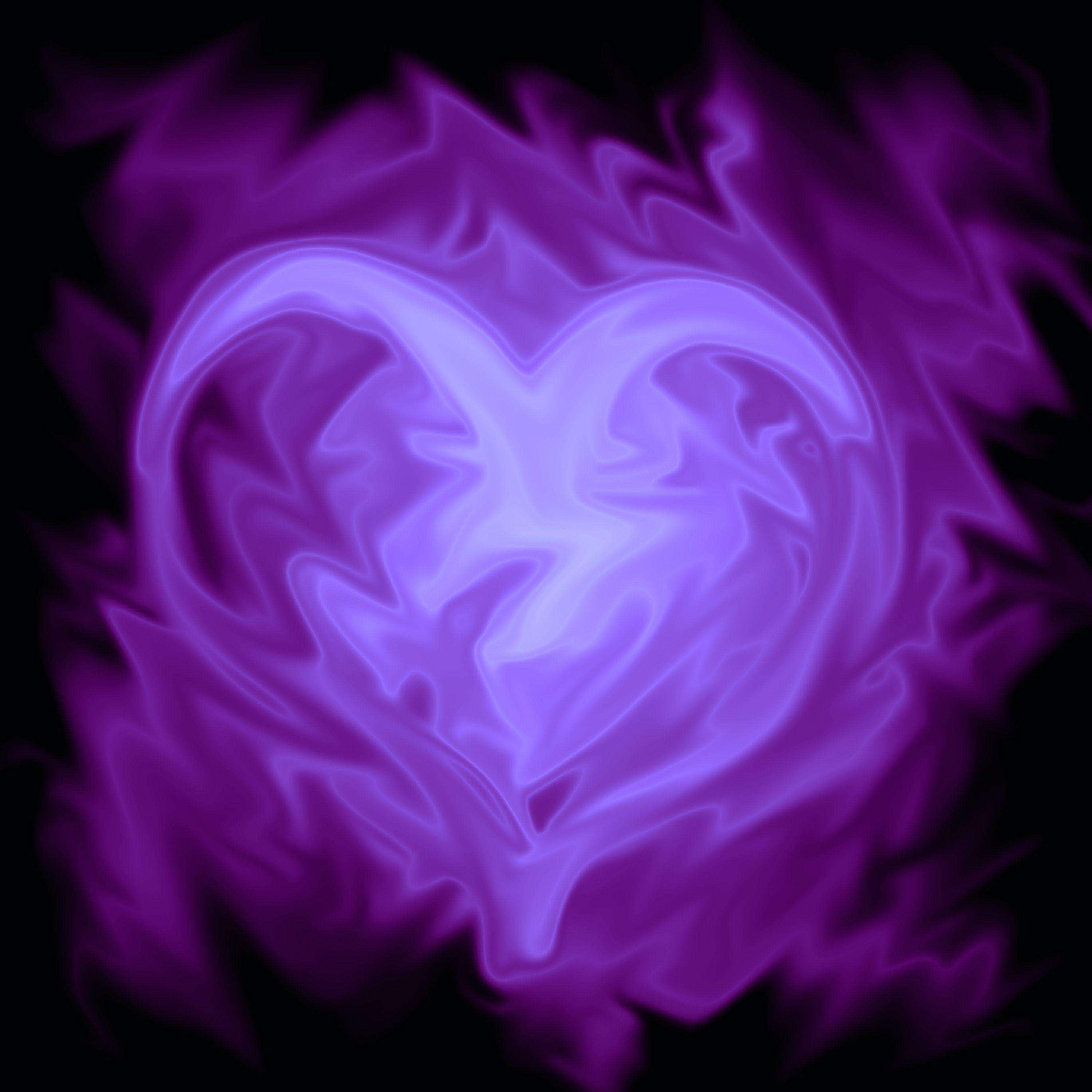 Wallpaper For > Purple Heart Background