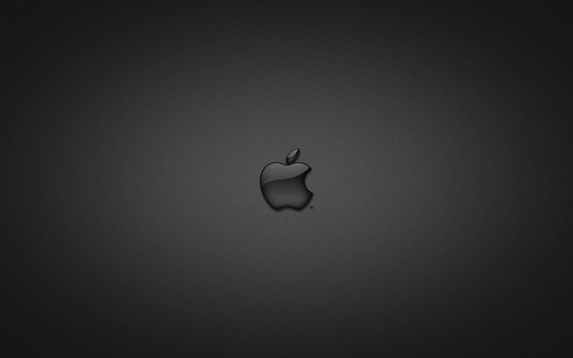 Apple in Glass Black Wallpaper