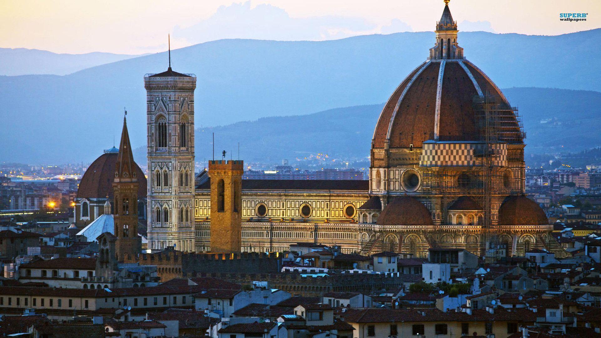 Florence Cathedral In Tuscany Wallpaper 1920x1080. Hot HD Wallpaper