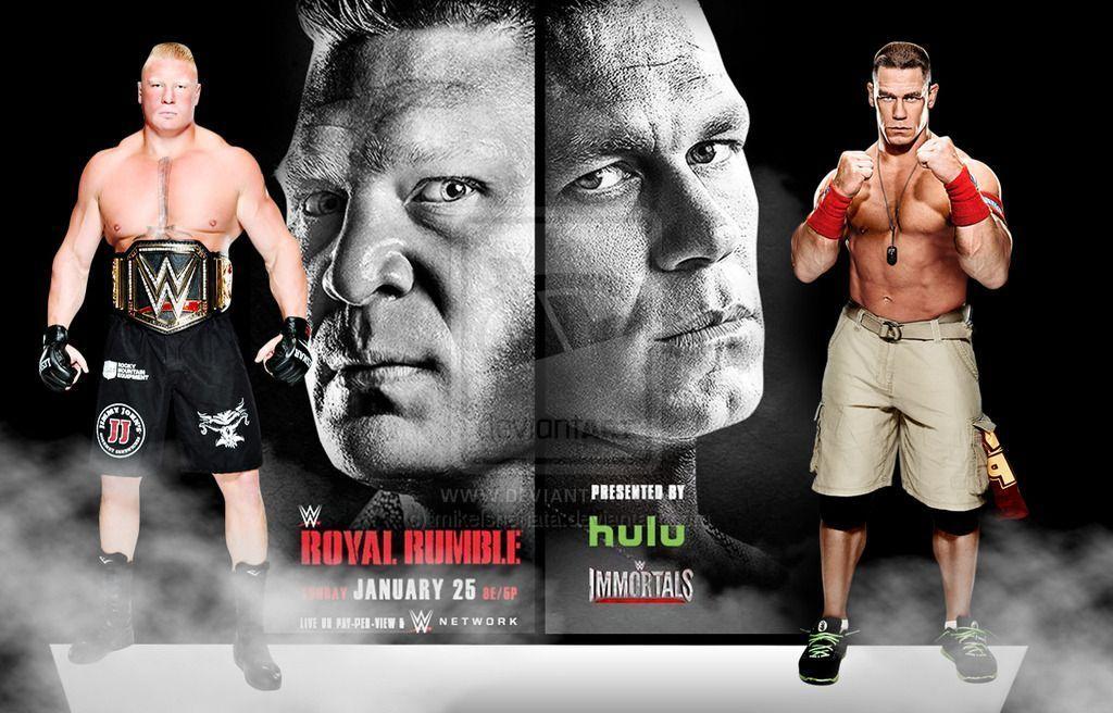 WWE Royal Rumble 2015 Cena vs Brock Lesnar!