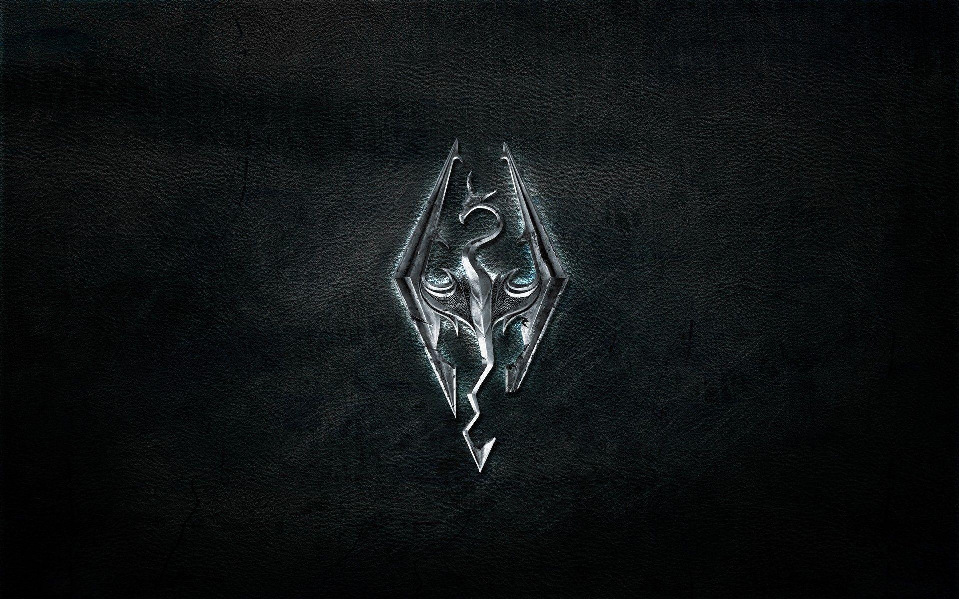 The Elder Scrolls V Skyrim Logo Wallpaper « Wallpaperz