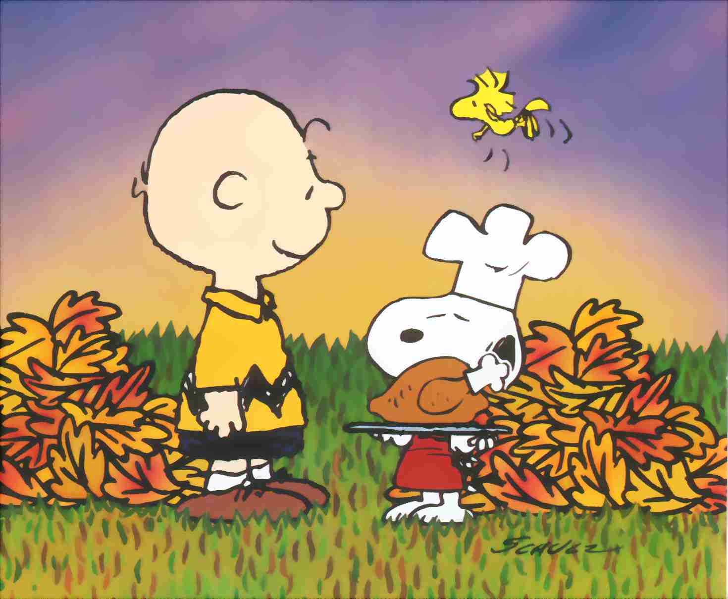 Snoopy Charlie Brown Thanksgiving Wallpaper Image