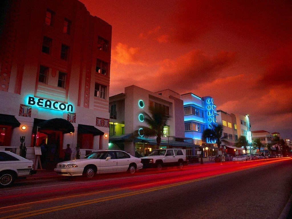 South Beach Miami Nightlife Travel Wallpaper Travel