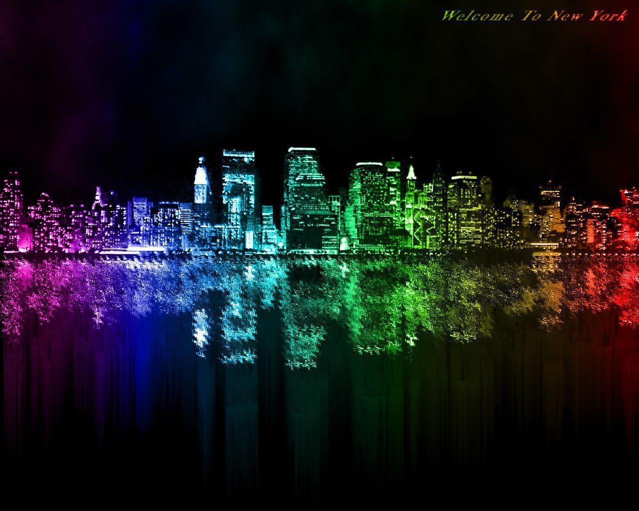 New York Skyline 1280x1024 By Jeneral Pain