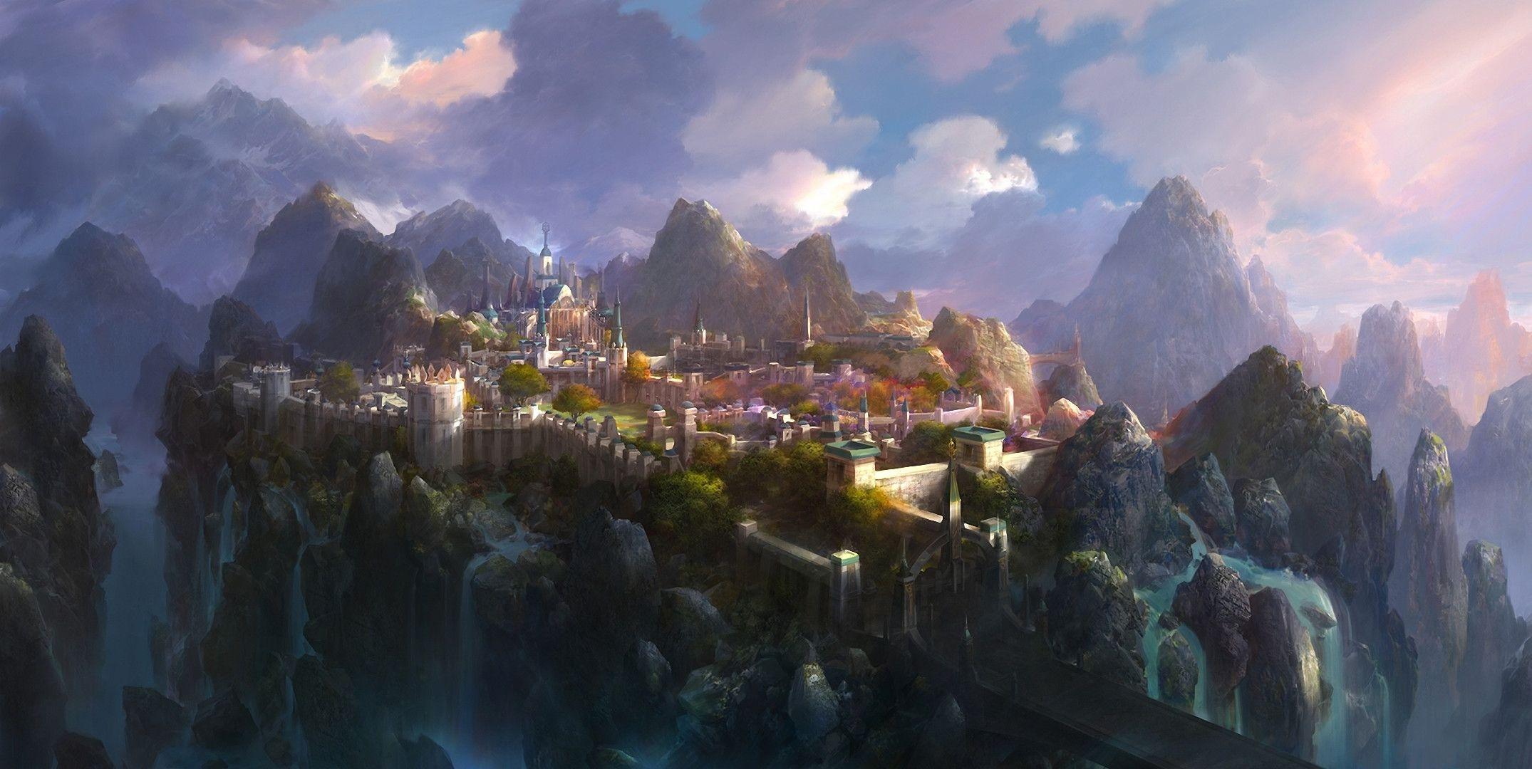 HD Fantasy City Wallpaper