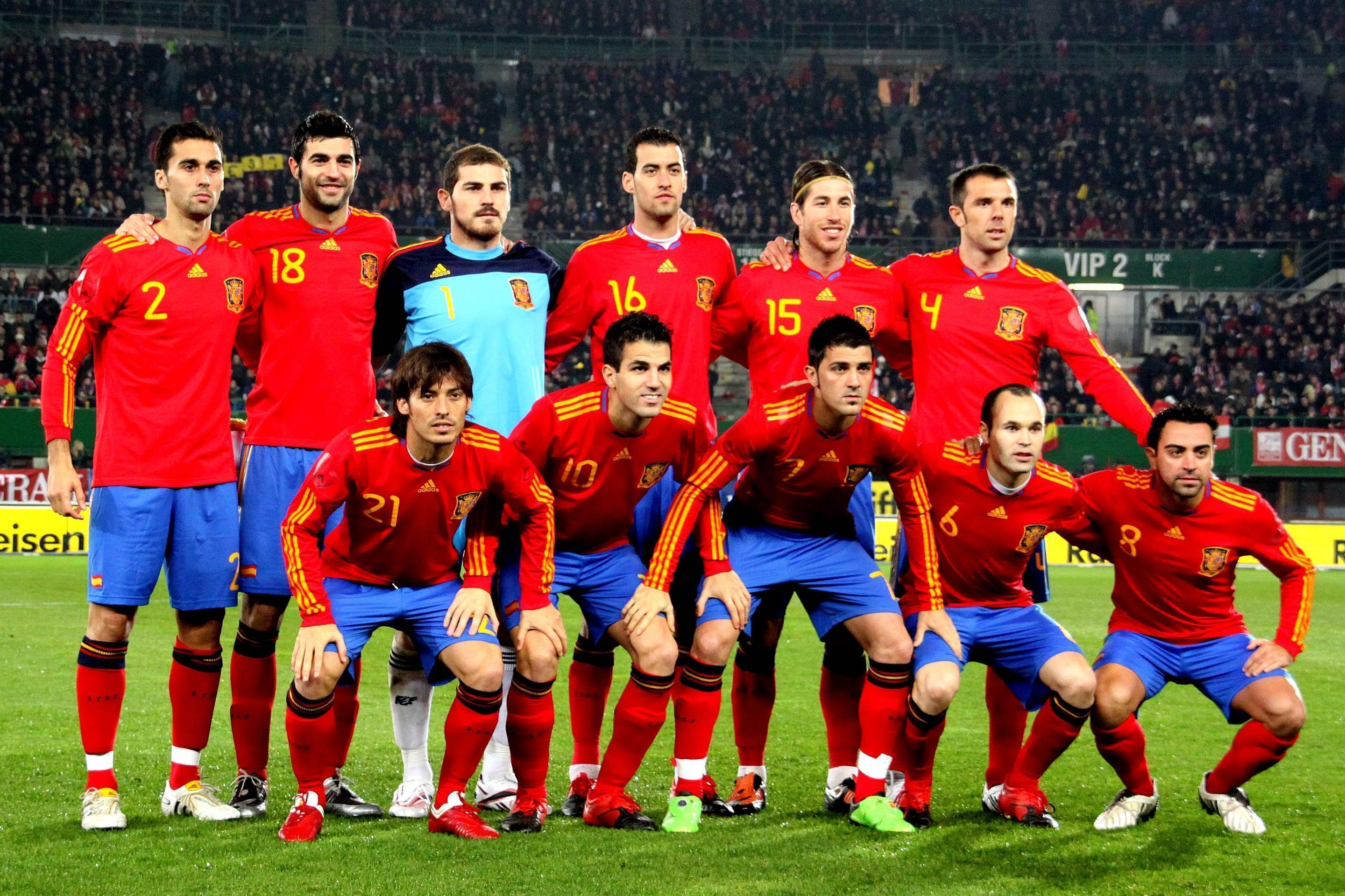 Spain Football Team Top Wallpaper HD Wallpaper