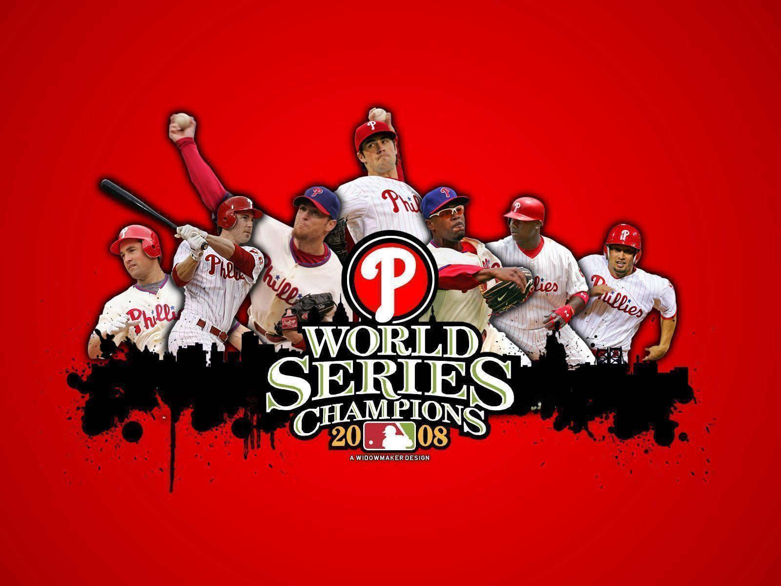 Philadelphia Phillies World Series Champions 2008 Wallpaper