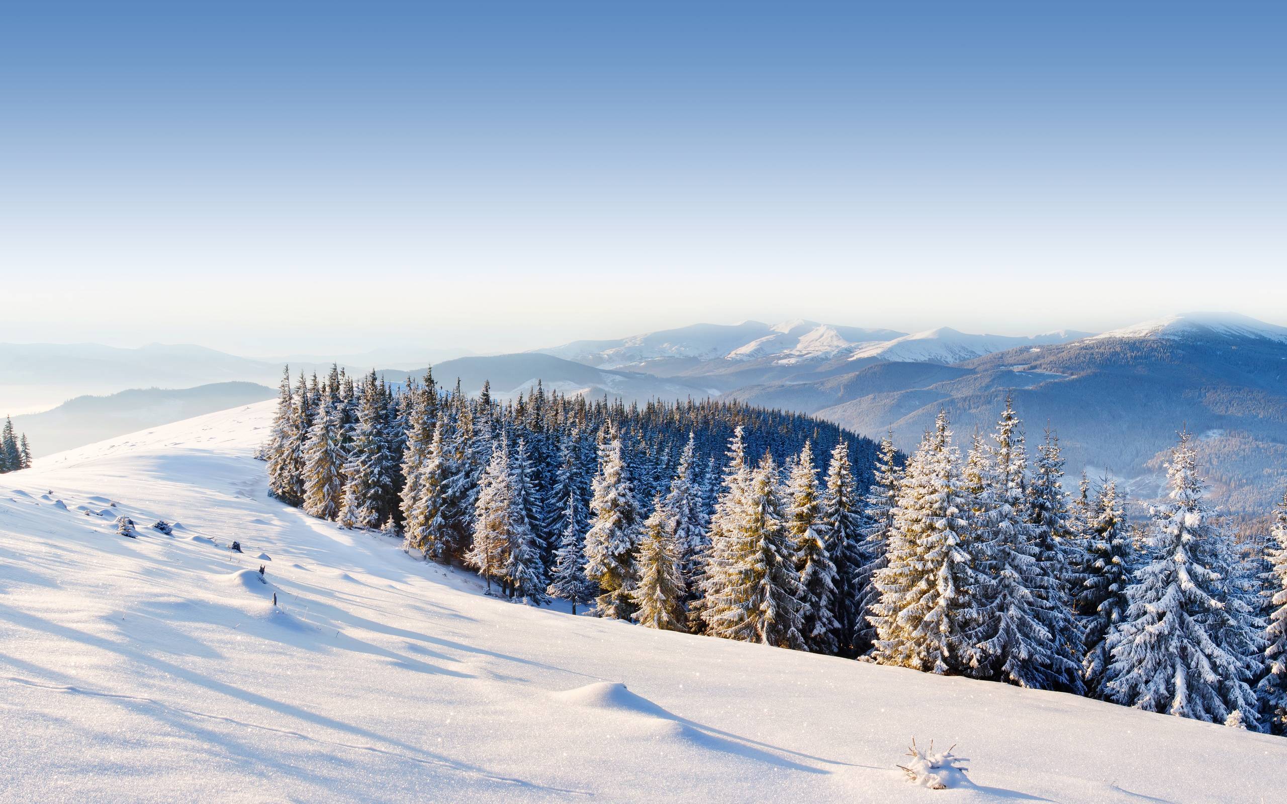 Daily Wallpaper: Winter in the Mountains. I Like To Waste My Time