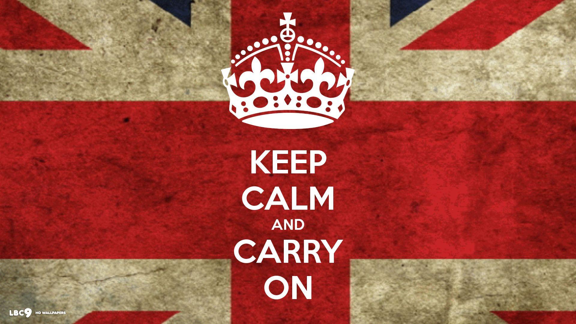 Keep Calm And Carry On Wallpaper 8 25. Typography HD Background