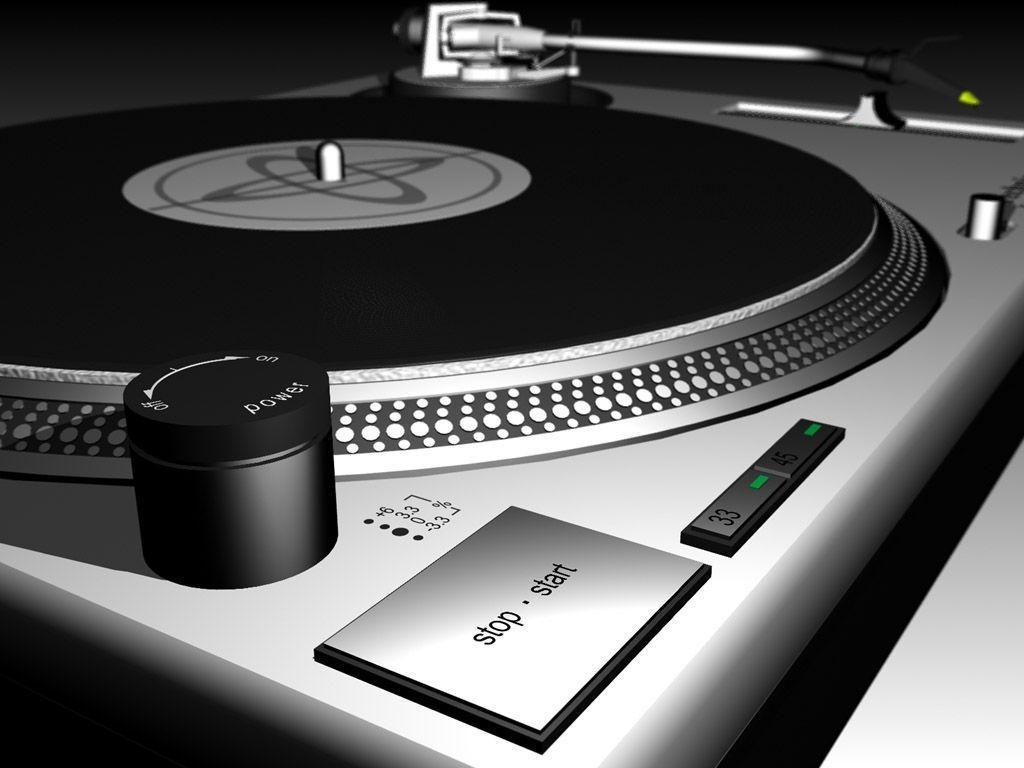 DJ Turntable Art JFGC Jus Fookin Great Choonz. High Quality PC