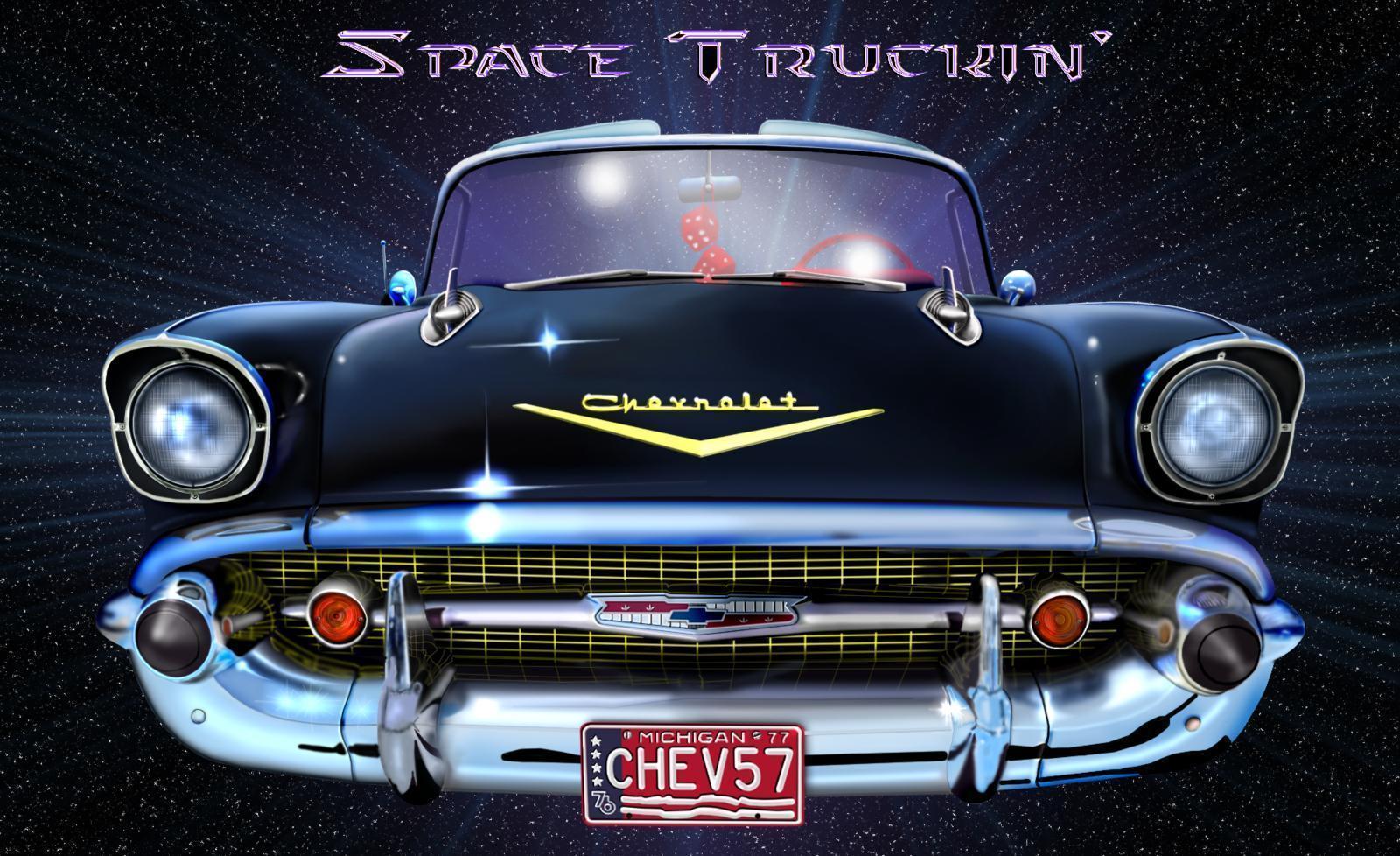 Space Truckin&;_&;57 Chevy