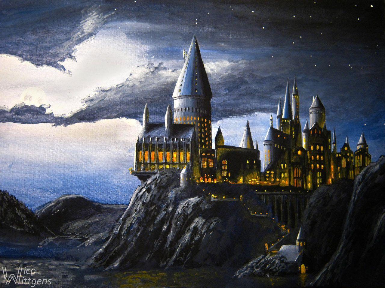 Hogwarts Castle Night Wallpaper Image & Picture