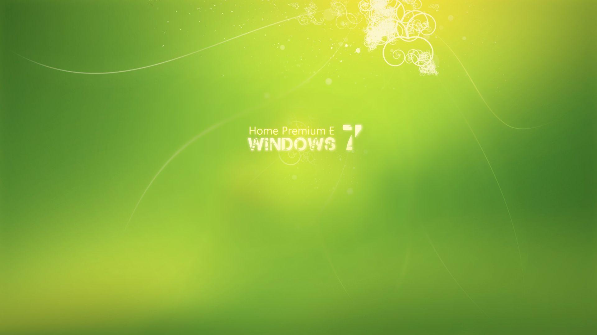 Windows 7 Home Premium HD Wallpaper