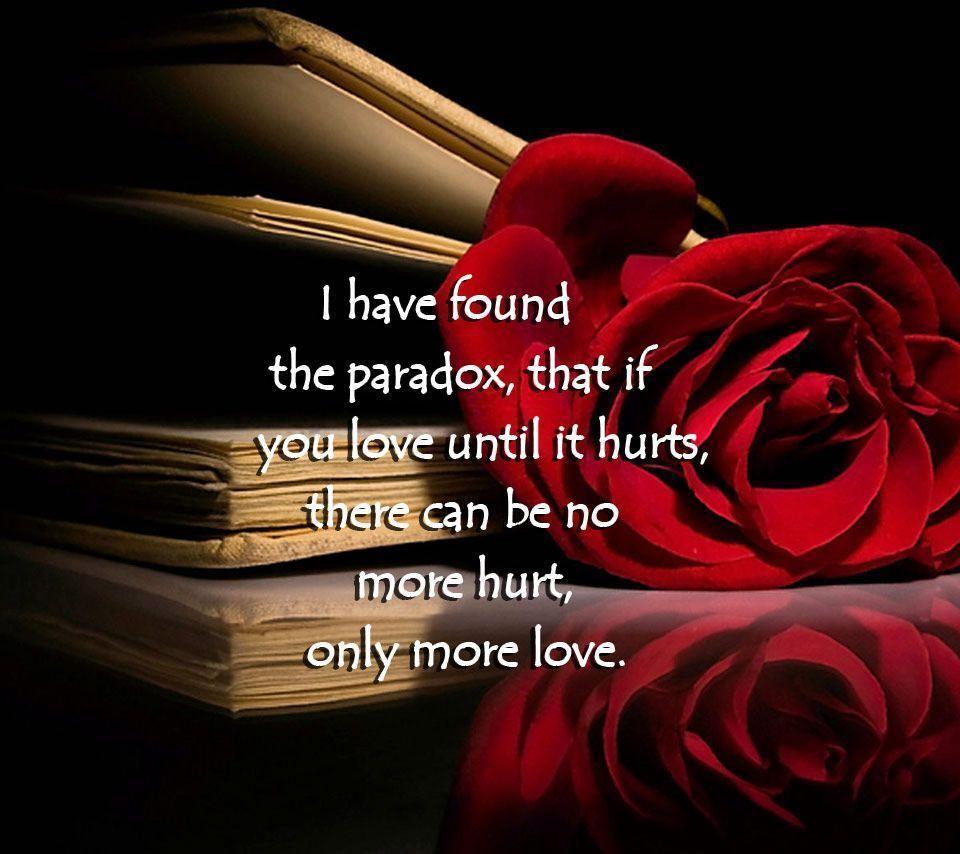 Wallpaper For > Love Hurts Wallpaper For Facebook With Quotes