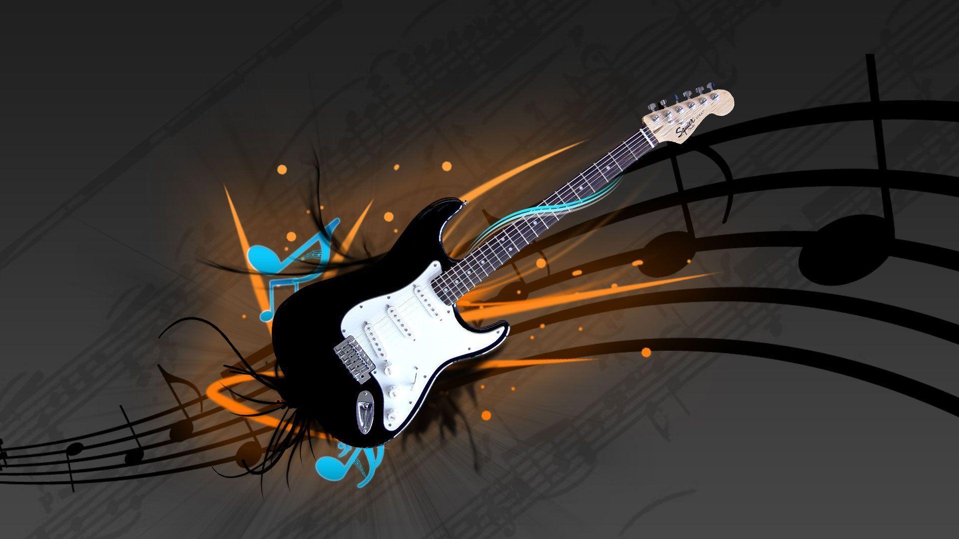 3D wallpaper HD guitar