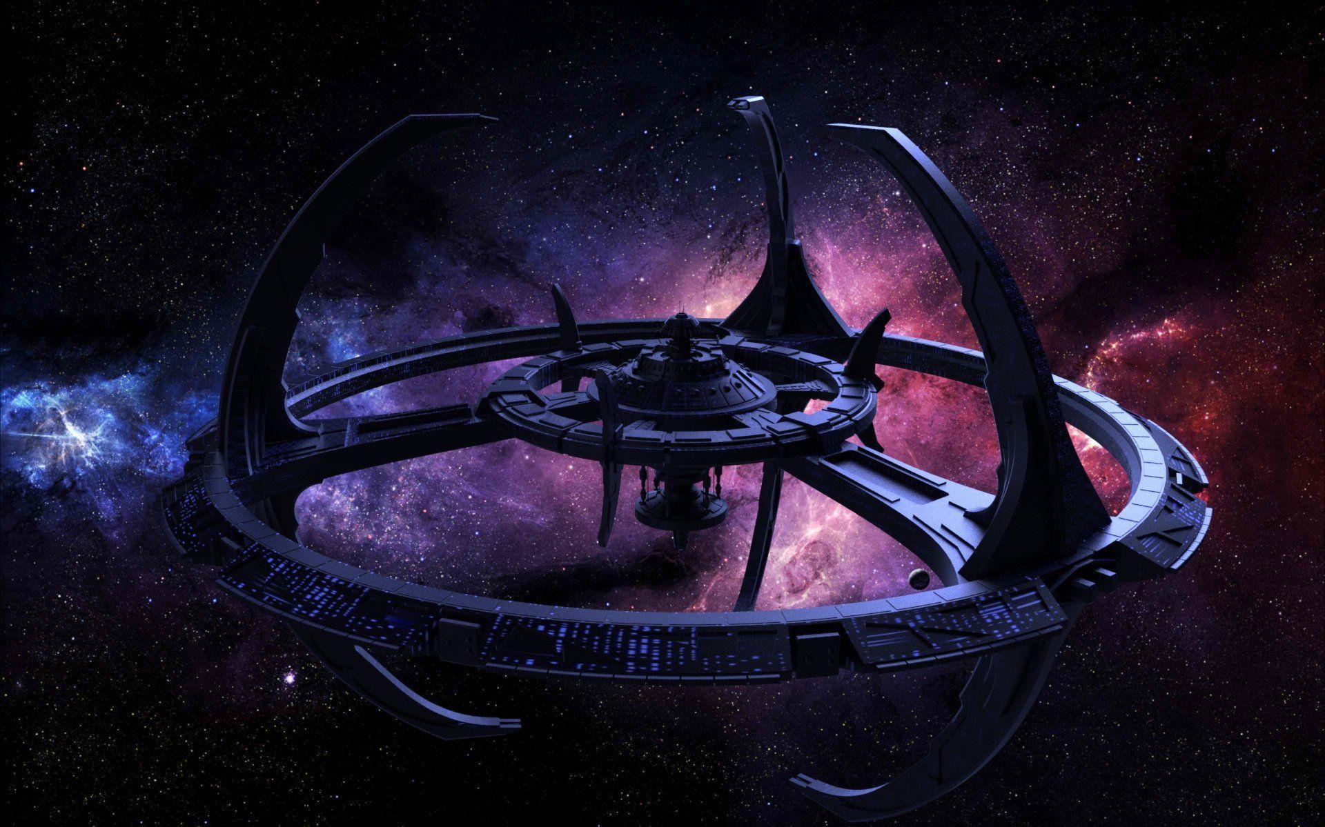 DEEP SPACE NINE Star Trek Futuristic Television Sci Fi Spaceship