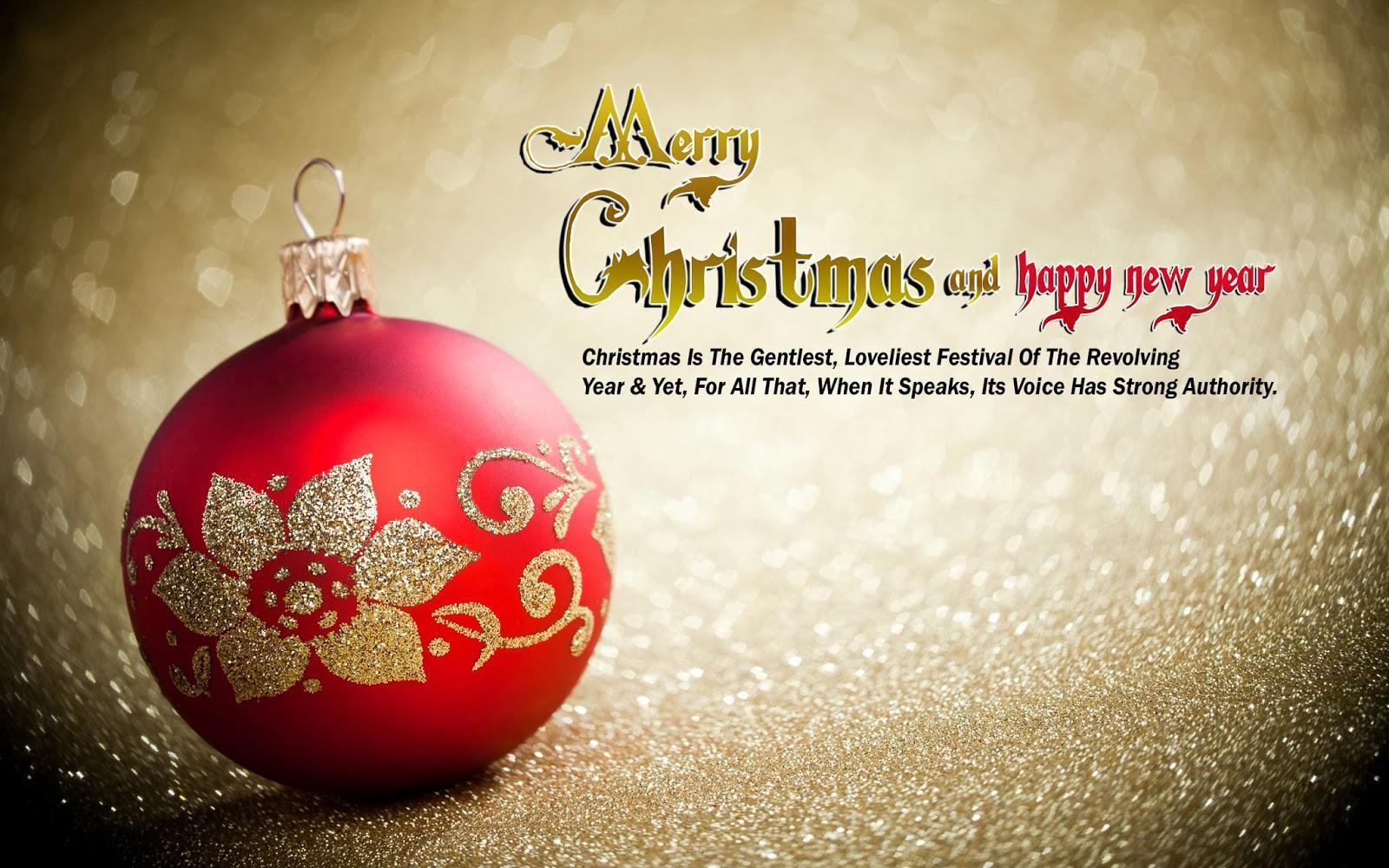 HD Awesome Merry Christmas and happy new year 2015 Wallpaper