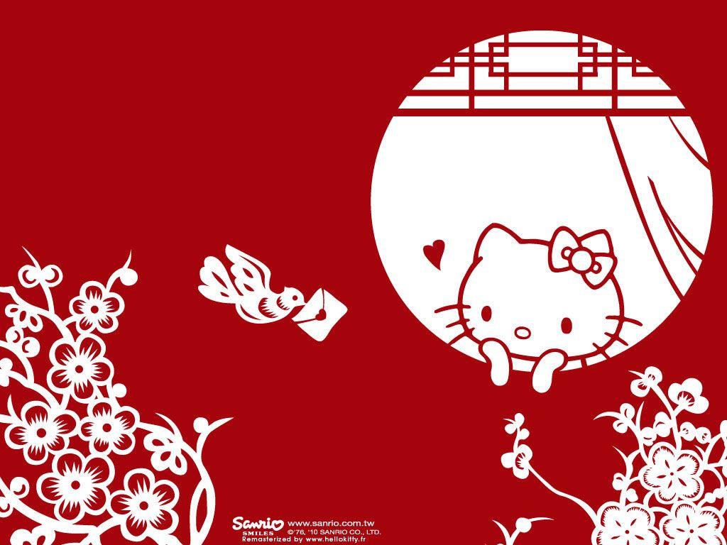Red Hello Kitty Bow Wallpaper Image & Picture