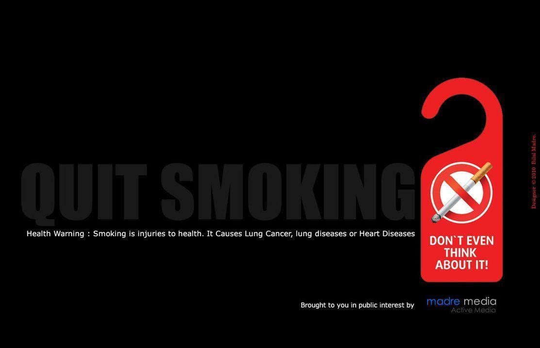 image For > Quit Smoking Logo Wallpaper