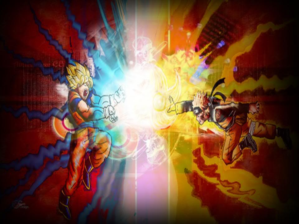 Naruto Vs Goku Wallpaper Photo By Super Vegetto_bucket
