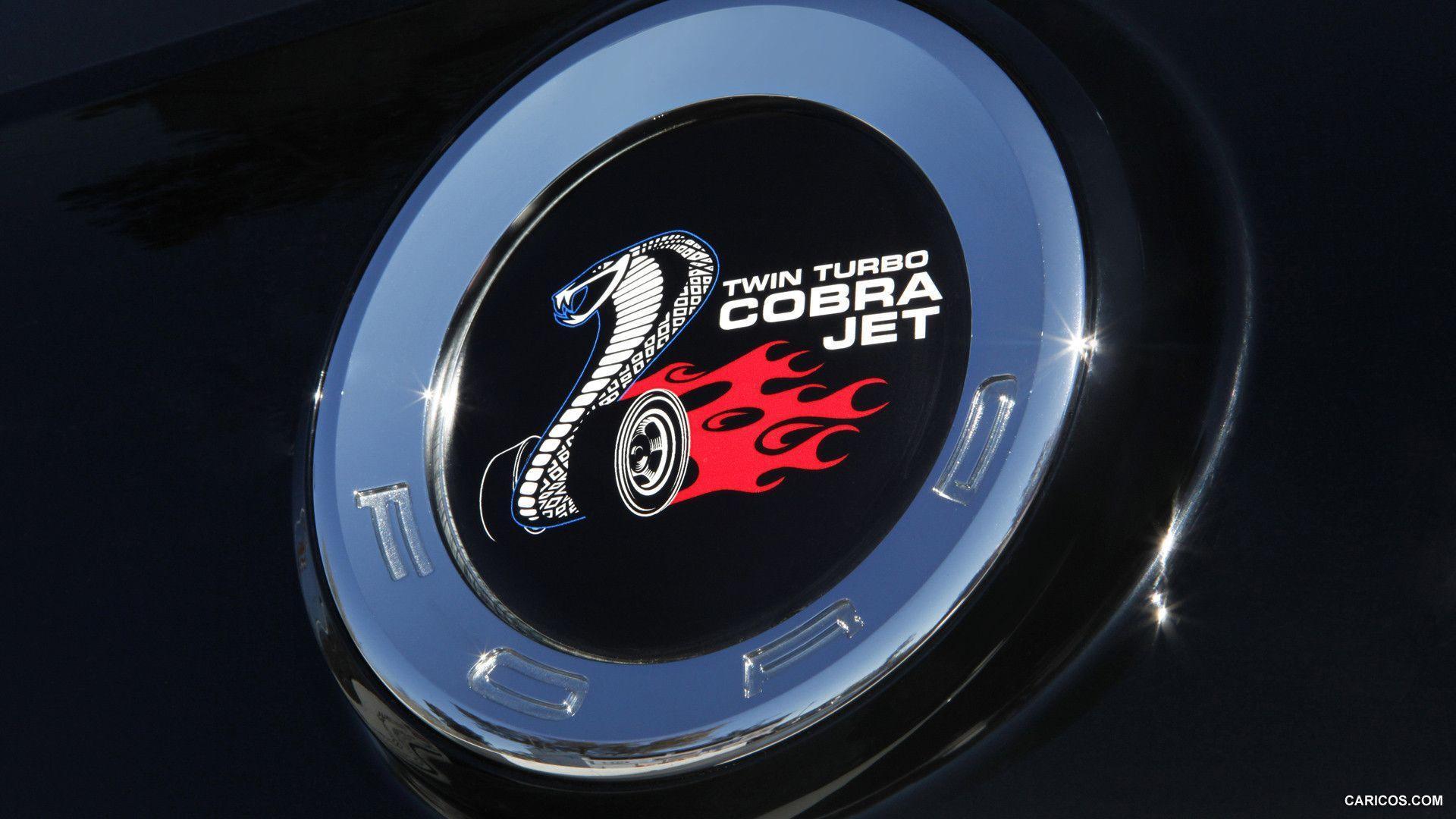 Wallpaper For > Ford Mustang Cobra Logo Wallpaper