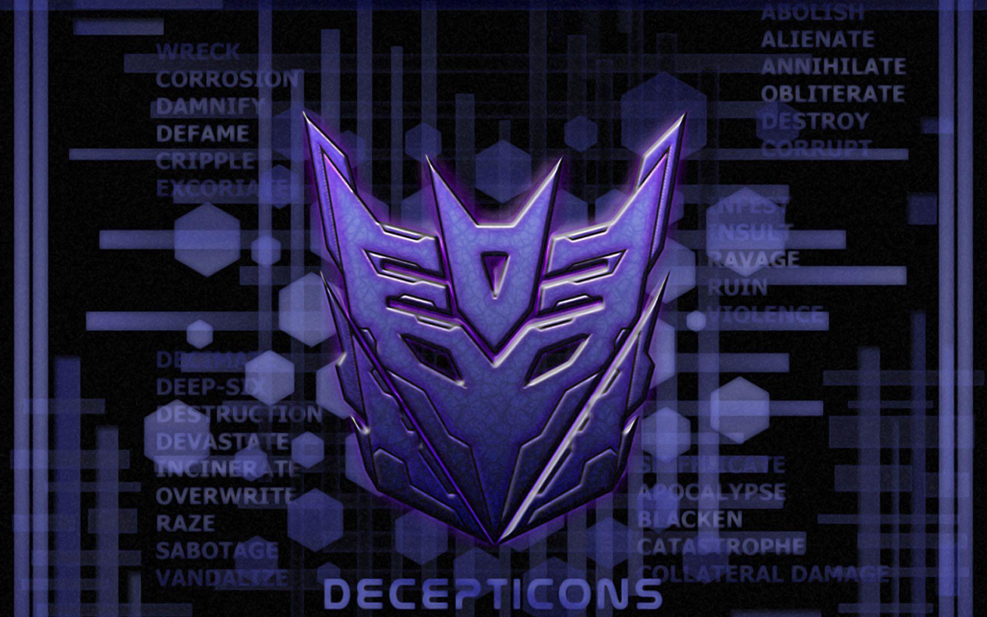 Decepticon logo wallpaper. Wallpaper Wide HD
