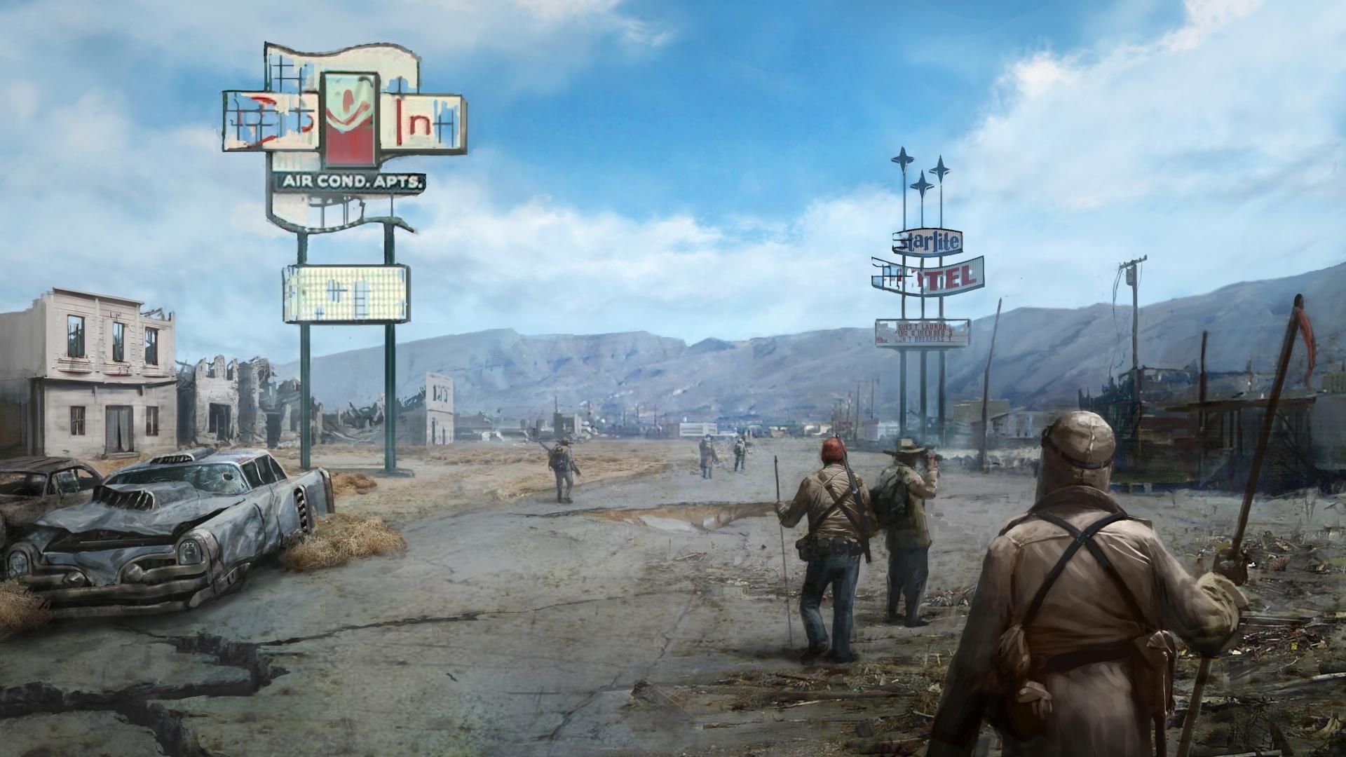 Fallout New Vegas Concept Art wallpaper 1920x1080 1080P WideScreen