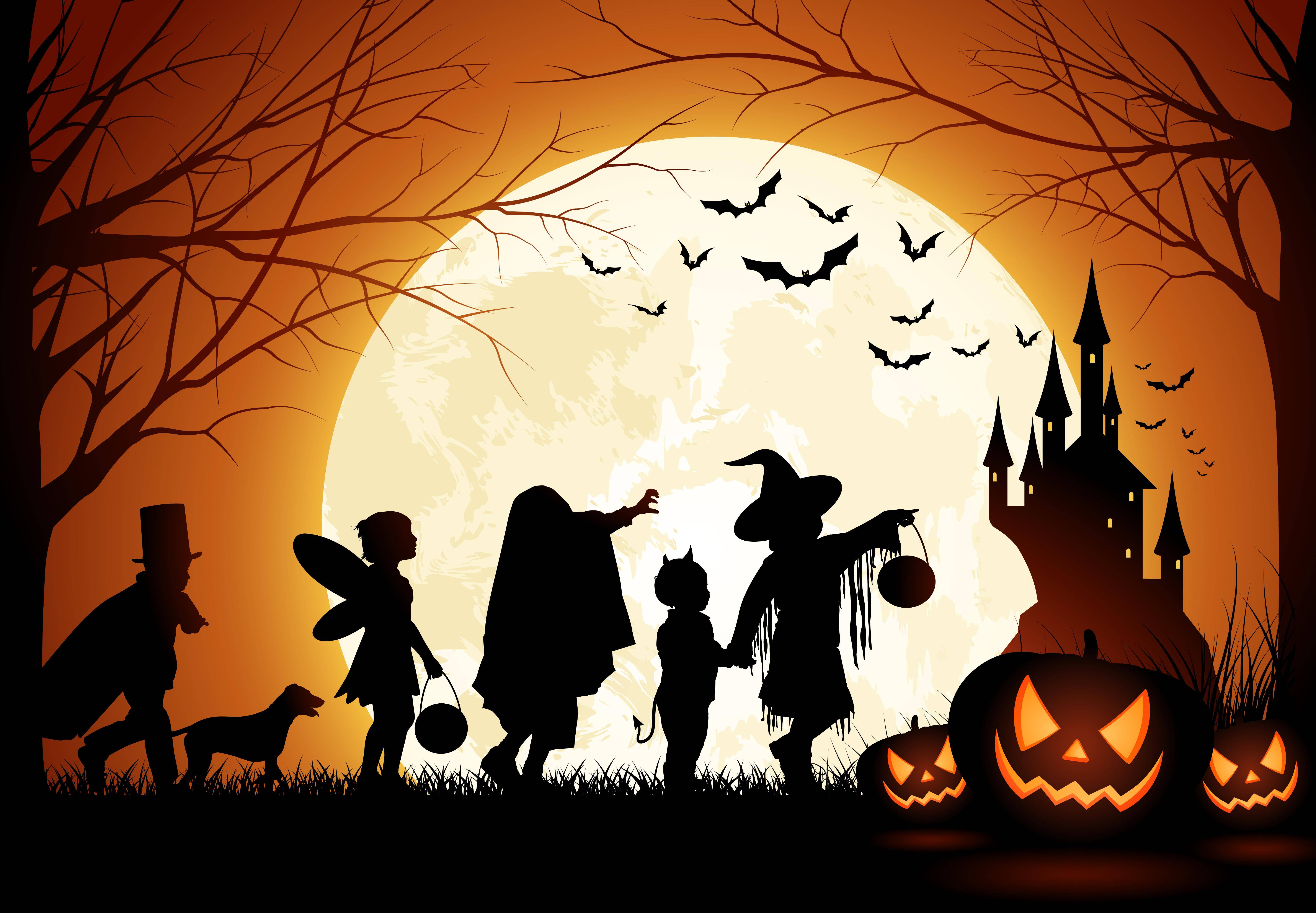 Impressive Halloween 3D Wallpaper