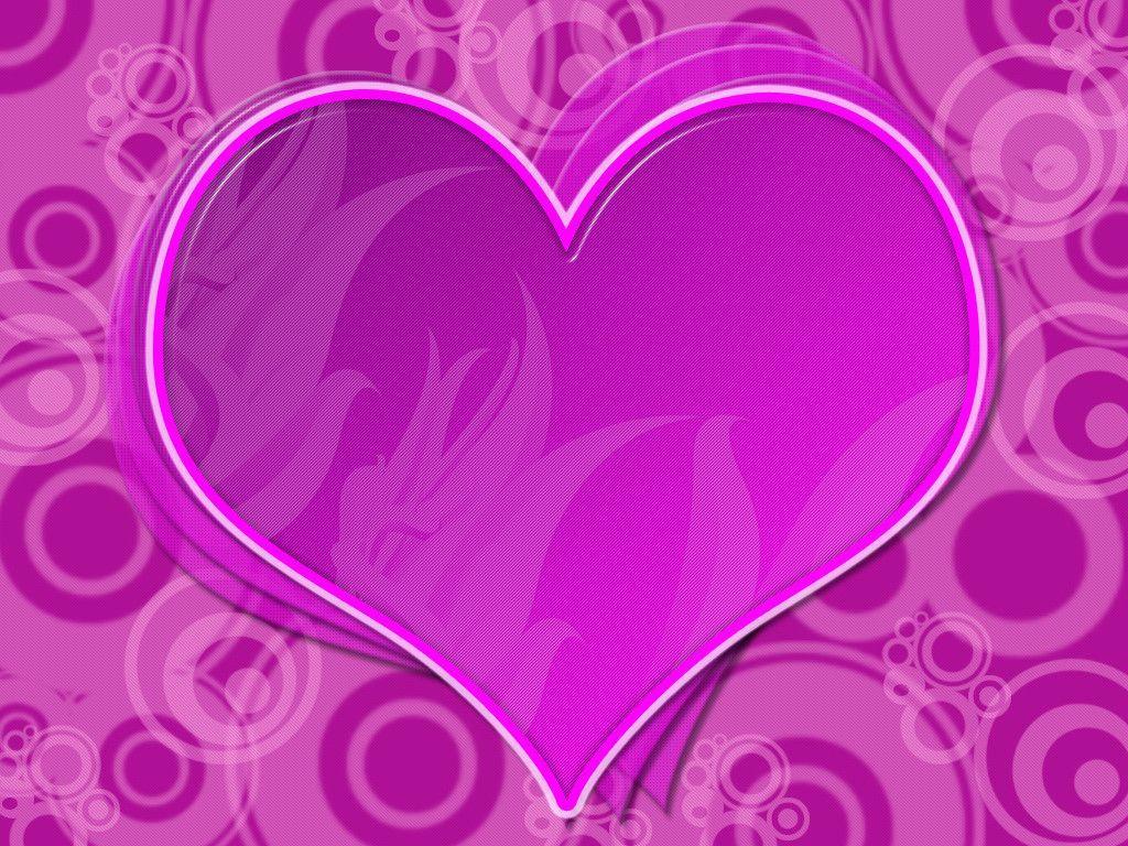Valentines For > Pink Heart Desktop Wallpaper