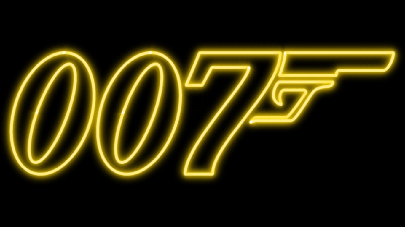 James Bond 007 Neon Symbol WP