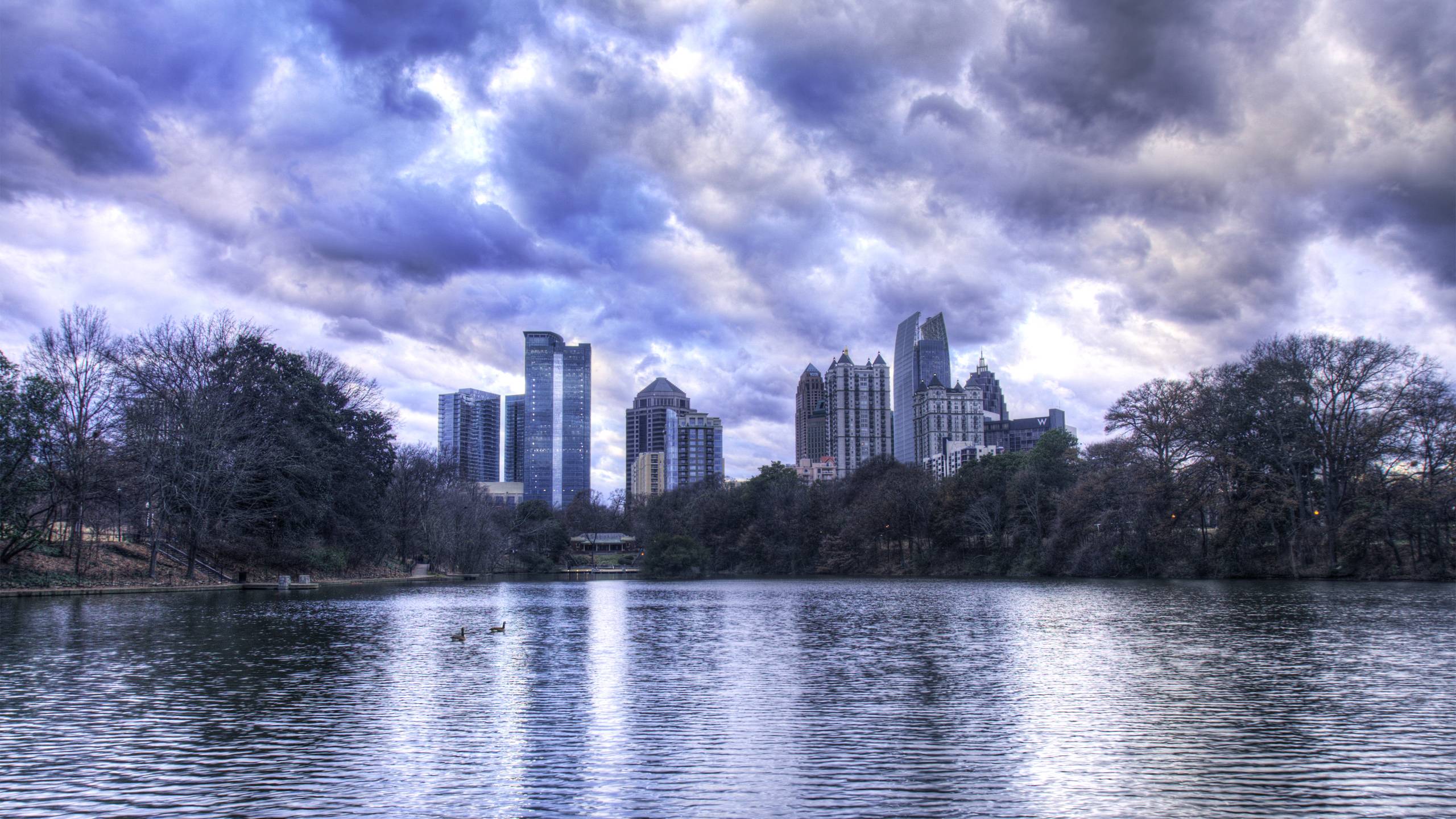 Atlanta Ga Skyline Wallpaper