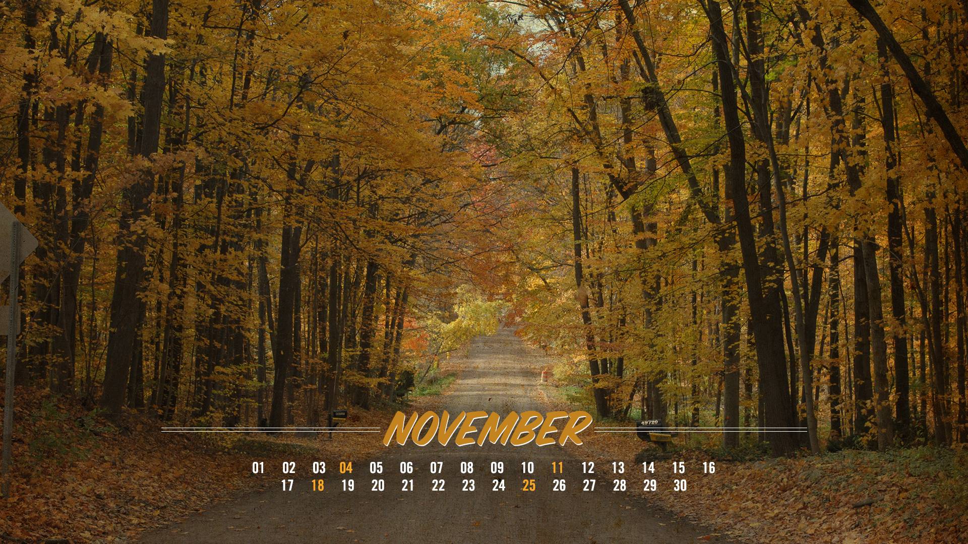 November Desktop Calendar Download. Love Creative Blog
