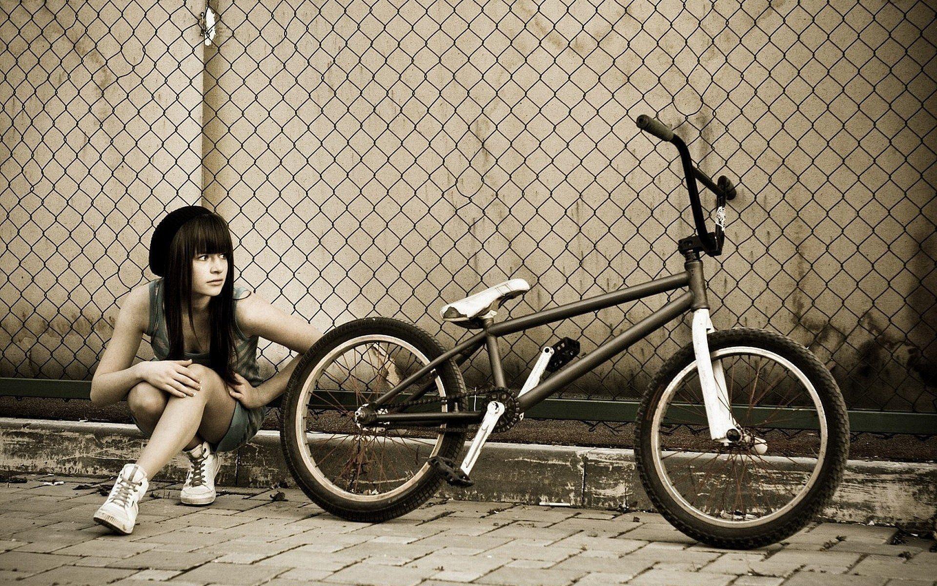 BMX And Girl Wallpaper HD Wallpaper. Genovic