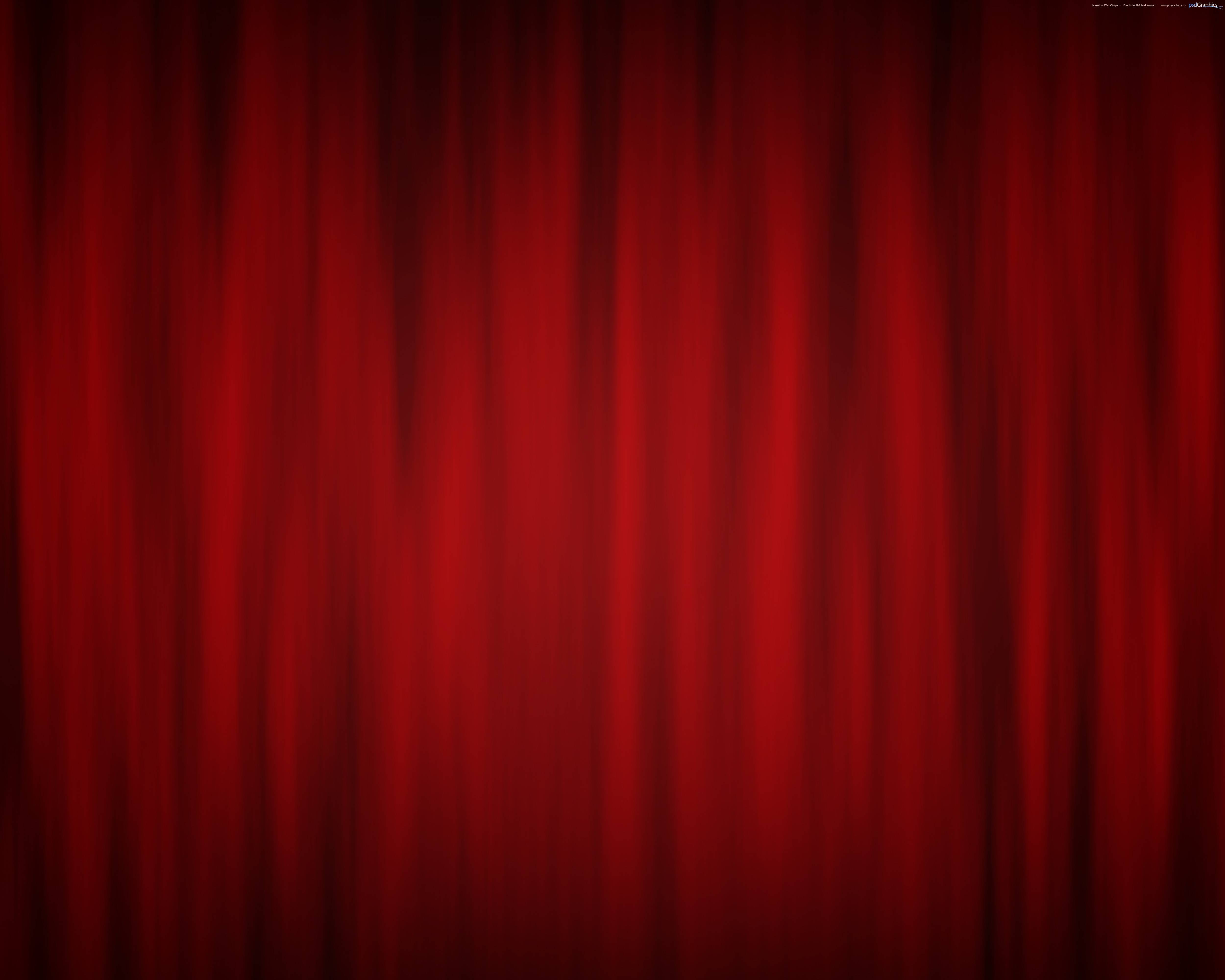 Red curtain background, theatre stage
