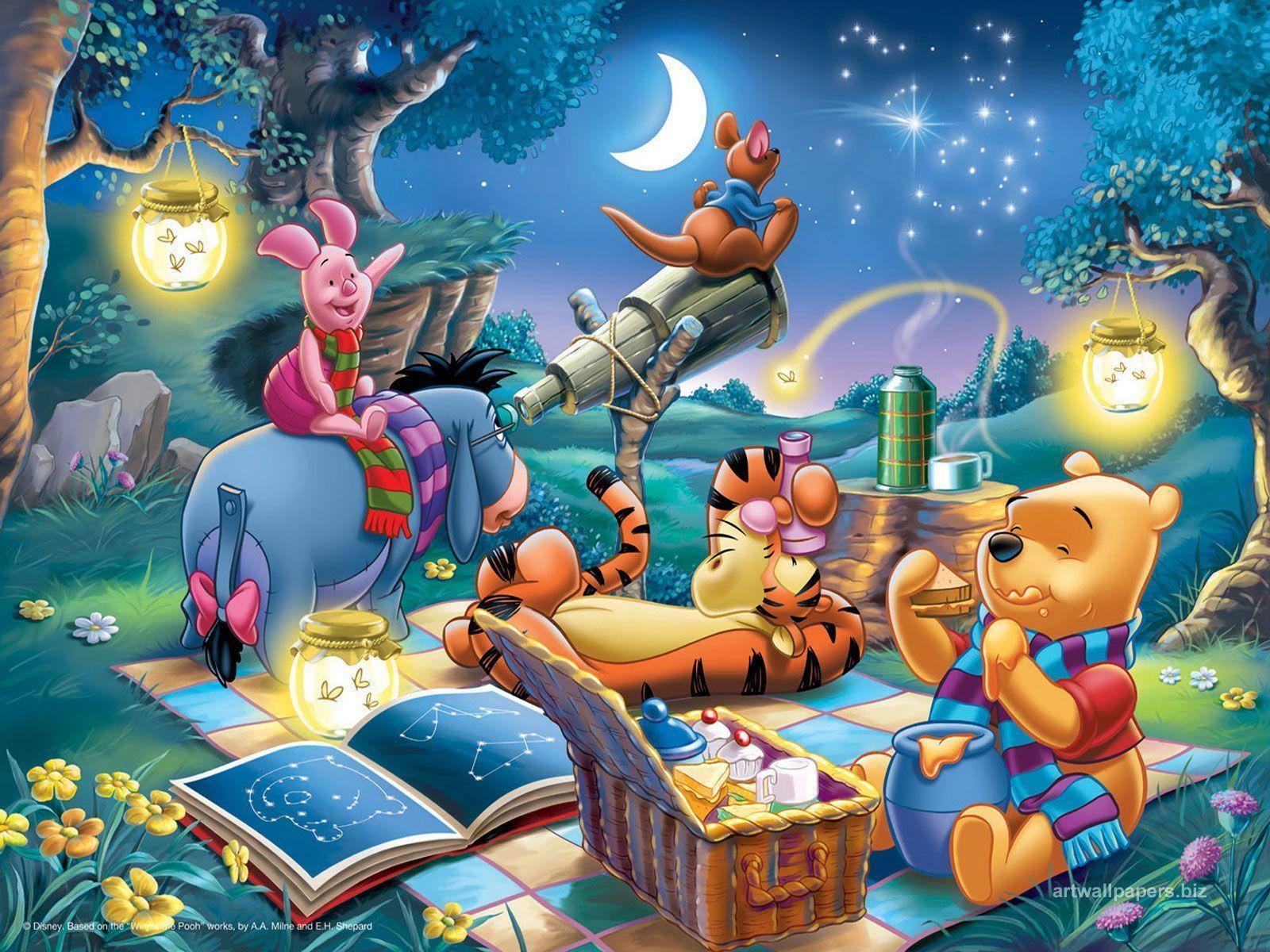 Winnie The Pooh With Friends Wallpaper Wallpaper. WaLLShoot